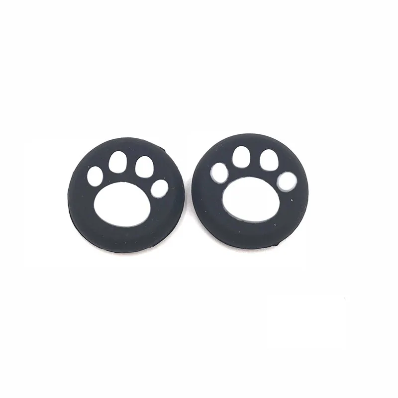 White Paw 1 пара = 2 шт силиконовый джойстик для пальца с кошачьей лапой и черепом для PS3 PS4 Pro Slim Xbox 360 - Цвет: White Paw