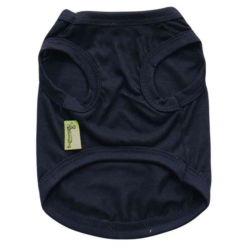 Новая модная летняя Милая жилетка для собак Футболка щенков Одежда животных