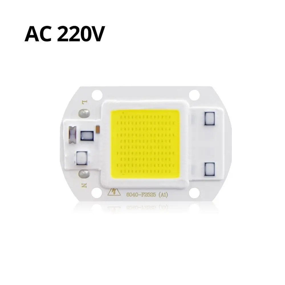Voltage 220V-240V AIMENGTE COB светодиодный светильник 20 Вт 30 Вт 50 Вт 100 Вт Встроенный светодиодный чип для DIY светодиодный прожектор 30 В-36 в 220 В-240 В высокомощный светодиодный светильник - Испускаемый цвет: Voltage 220V-240V