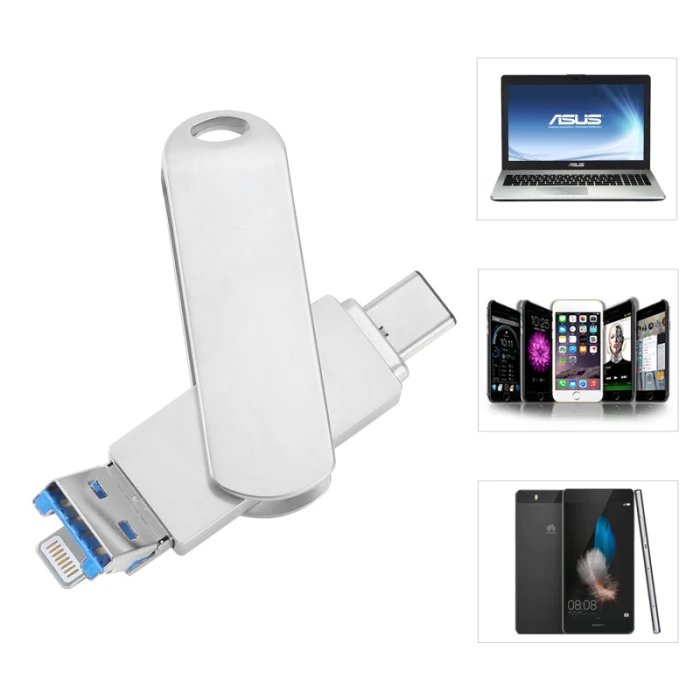 MGL Usb флеш-накопитель 8 ГБ 16 ГБ 32 ГБ 128 ГБ флеш-накопитель 64 ГБ type-C для iphone 8 7 Plus 6 6s Plus 5S ipad Флешка otg usb