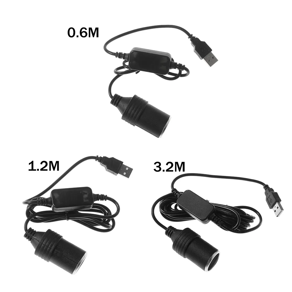 USB-кабель для адаптера питания 5 В-12 В 0 6/1 2 м | Автомобили и мотоциклы