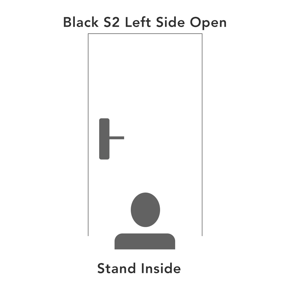Left Side Open Шерлок S2 беспроводной электрический замок отпечатков пальцев+ пароль умный замок двери для дома без ключа интеграционный замок Bluetooth управление - Цвет: Left Side Open