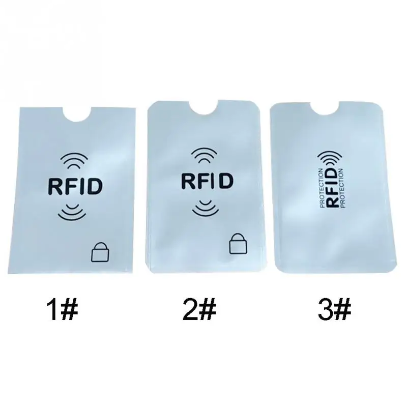10 шт паспорт алюминиевый удобный RFID защитный чехол для карт прочный держатель для карт