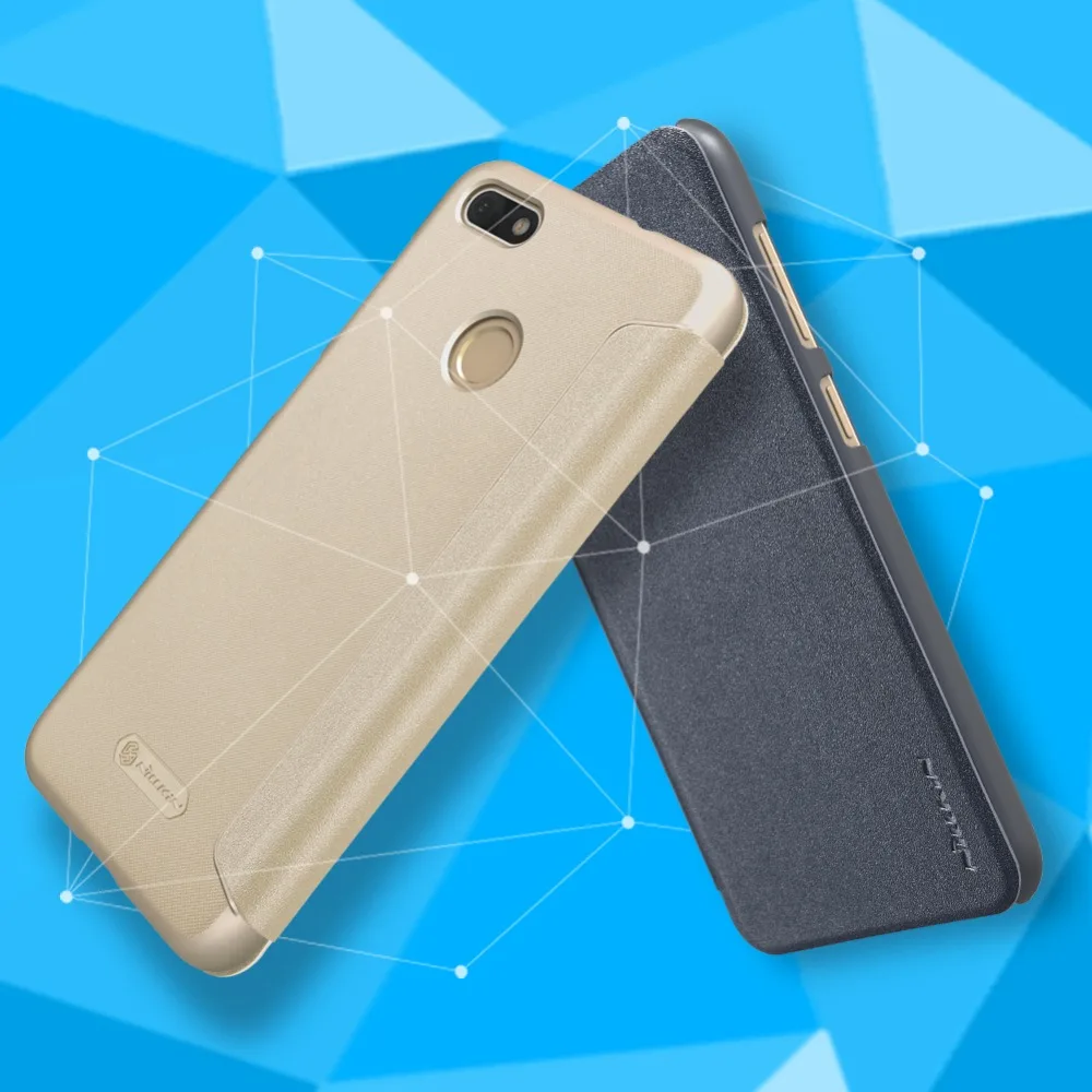 Для Huawei P9 lite mini чехол с откидной крышкой серия Nillkin sparkle PU кожаный для huawei p9 mini/Y6 pro
