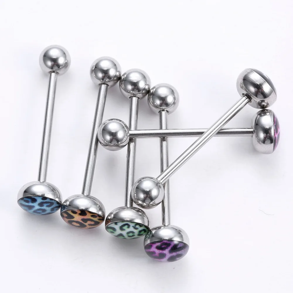 6 шт./компл. языки из нержавеющей стали|tongue rings balls|tongue piercing setpiercing tongue |
