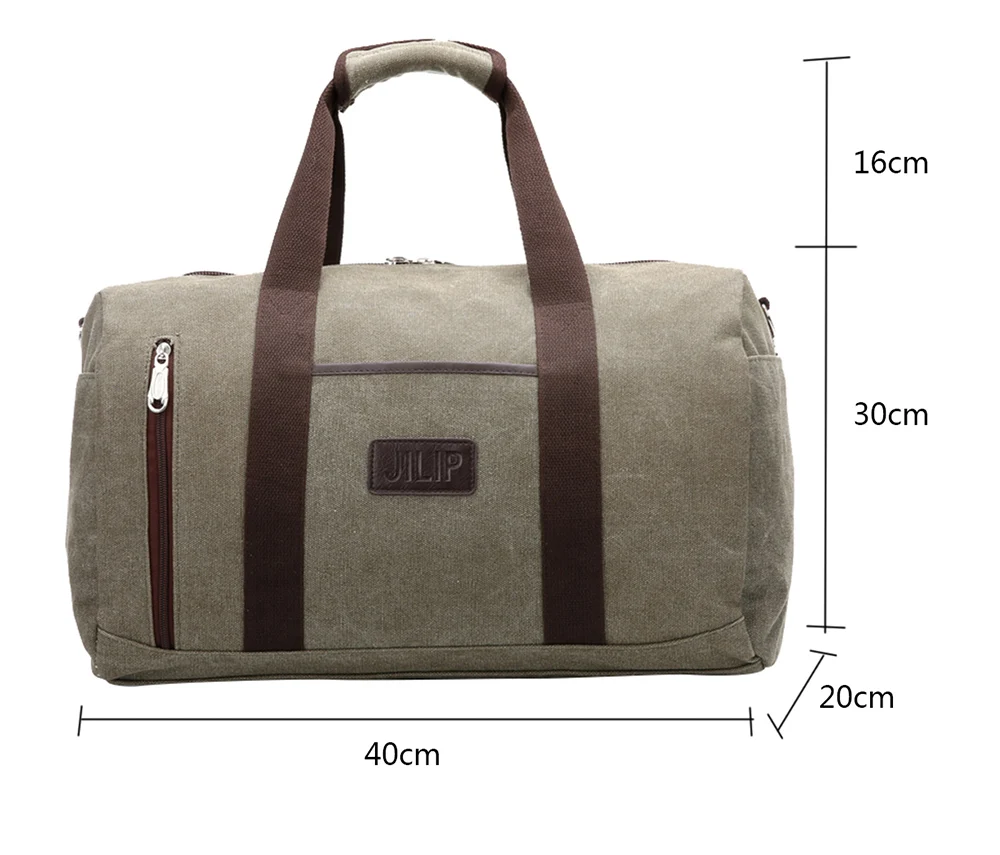 Многофункциональная Складная мужская сумка повседневная Холщовая Сумка на