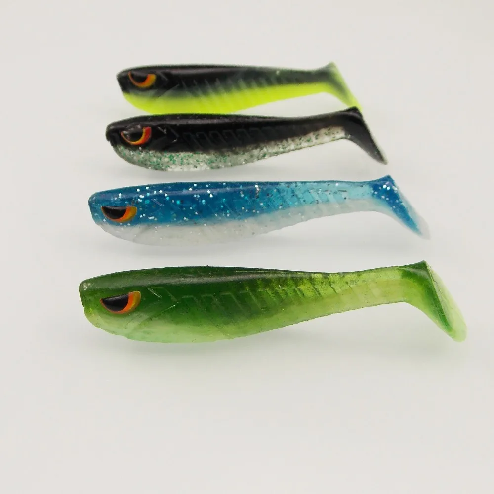 ESFISHING Мягкая приманка Shad Enjoy 8 шт. 50 мм 3g кормушка Isca искусственная воблер