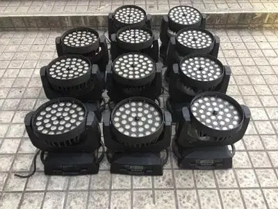 Большой СВЕТОДИОДНЫЙ цветной зум 36x18 Вт 6 в 1 движущийся головной свет RGBW УФ DMX