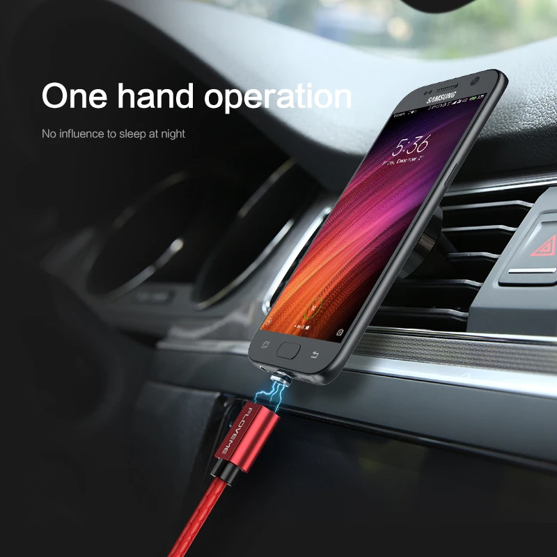 FLOVEME Магнитный кабель Micro USB 3A Быстрая зарядка данных магнитная для Samsung S7 S6 Xiaomi LG