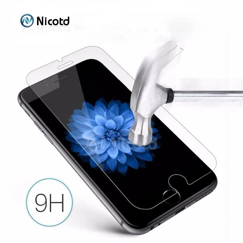 Nicotd закаленное стекло для iPhone 6 s защита экрана 9H 0 3 мм 2.5D Защитная пленка