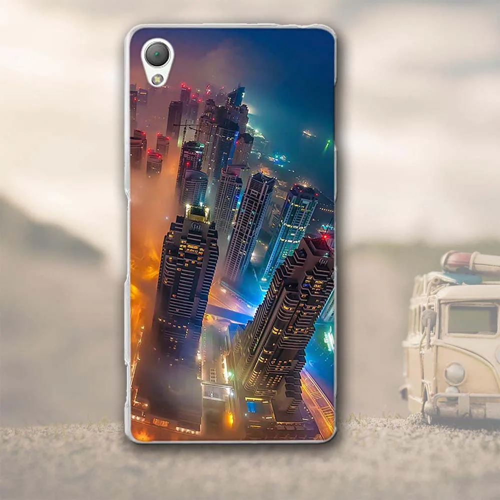 3D рельефный чехол для Sony Z3 телефона задняя крышка мягкий TPU силиконовый Fundas Shell|case