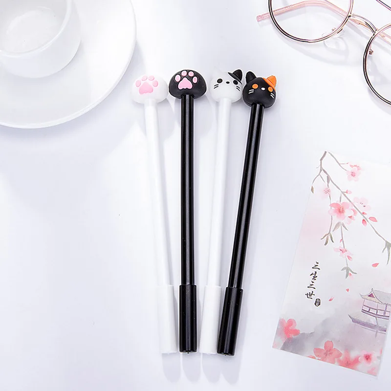 1 шт. Новая креативная Милая мультяшная кошачья лапа мяу черно белая