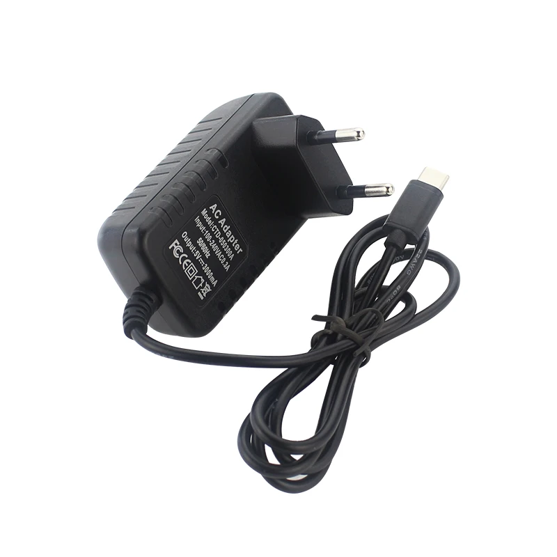 Адаптер питания USB Type-C 5 в постоянного тока 3 А выход/100-240 В переменного Входное
