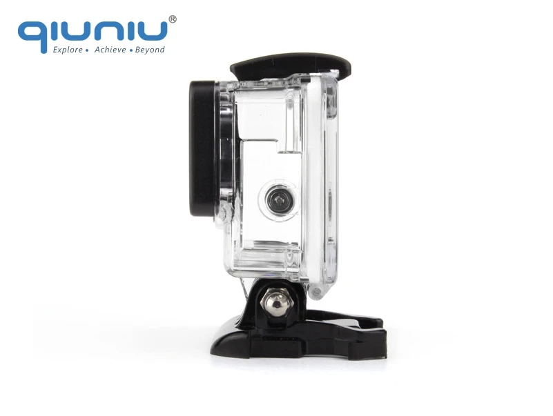 Чехол каркас QIUNIU для GoPro Hero 4 защитный чехол с боковым открыванием 3 + аксессуары