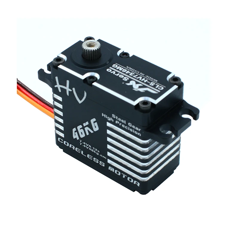 JX CLS HV7346MG 46кг бескаркасная стальная шестерня с сервоприводом водонепроницаемый