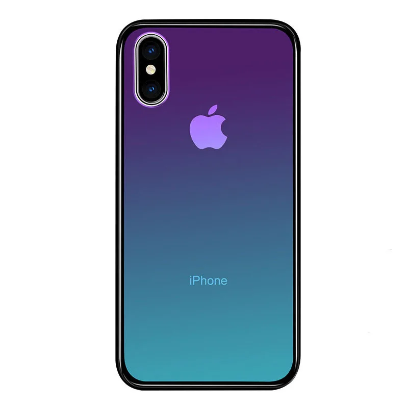 Pattern 3 Для iPhone 11 Pro Max чехол градиентной расцветки Aurora чехол из закаленного стекла для iPhone XS Max XR XS X 7 8 6 6S Plus 11 Pro Жесткий Чехол - Цвет: Pattern 3