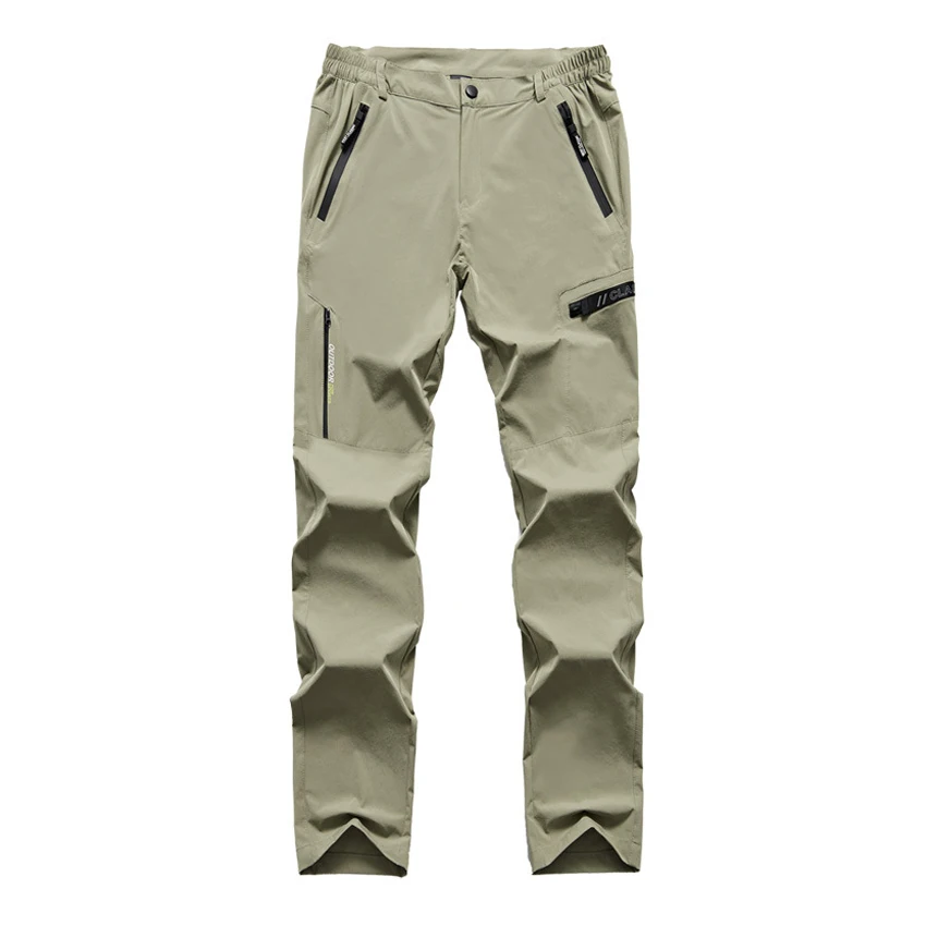 Khaki WindTaste летние мужские быстросохнущие спортивные походные дышащие штаны для альпинизма треккинга кемпинга рыбалки мужские брюки KA107 - Цвет: Khaki