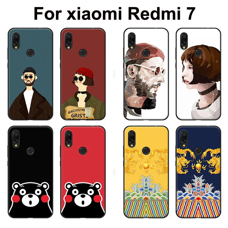 Чехол-накладка для xiaomi Redmi 7 мягкий силиконовый чехол-накладка с рисунком Леона |
