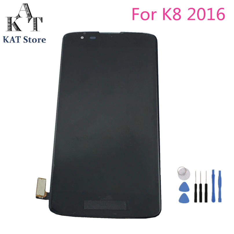 ЖК-дисплей с сенсорным экраном 5 0 дюйма для LG K8 2016 K350 K370 K371 дигитайзером в сборе
