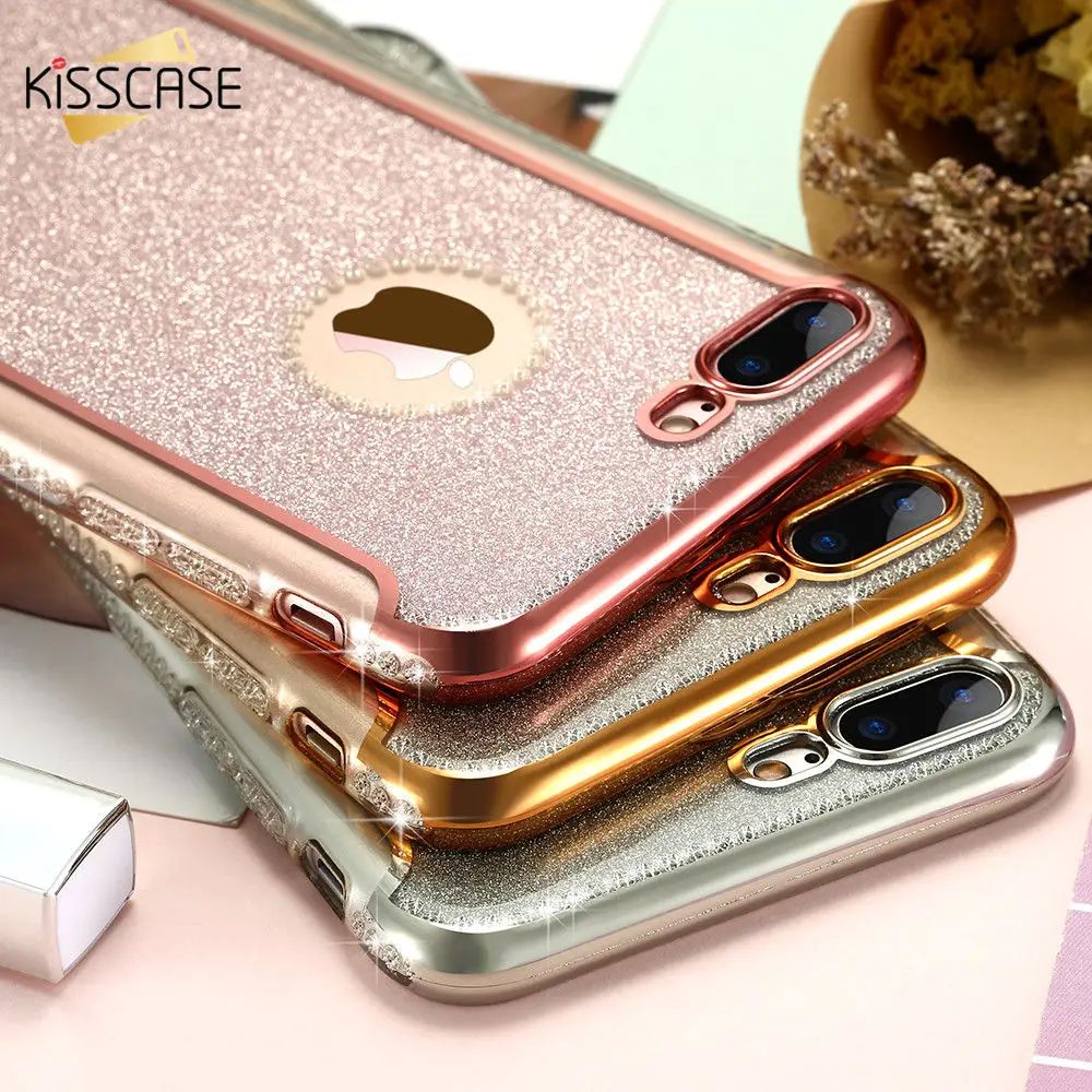 Чехол KISSCASE для Apple iPhone 6 7 5S 5 S Plus SE 2 в 1 милый Ультратонкий Мягкий силиконовый чехол