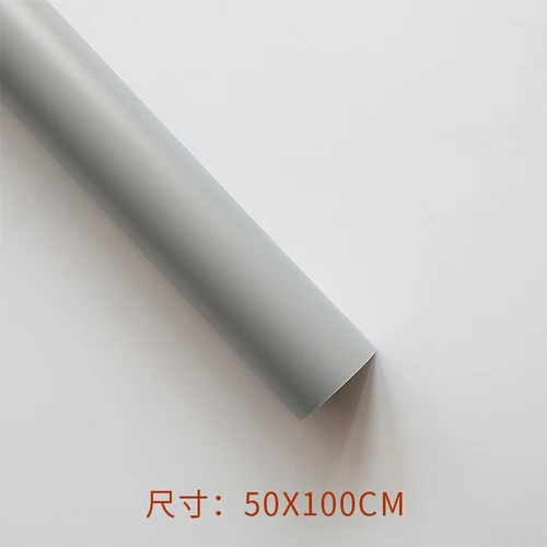 50x50 см/50x100 см ПВХ сплошной цвет фон доска фотография Фон бумага фотостудия рогожка фотосъемка реквизит - Цвет: gray 50x100CM