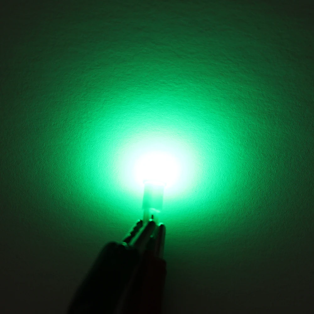 1 шт. T5 1 SMD светодиодный лампы керамическая, для приборной панели датчик прибора Авто светильник автомобильных ламп DC12V белый зеленый цвет желтый, синий; размеры 34–43 красного цвета