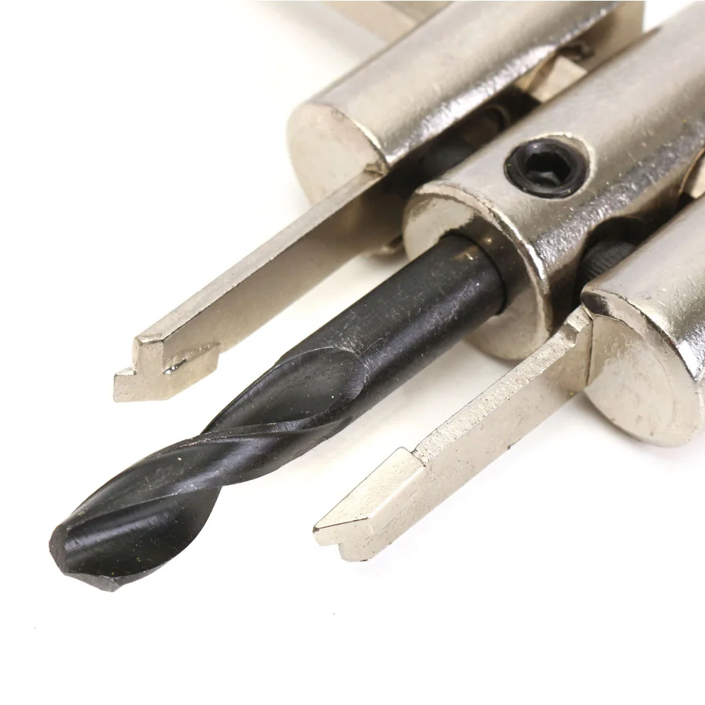 Набор насадок для дрели регулируемый круговой резак отверстий 40-200 мм работ по