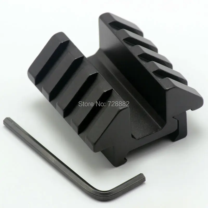 Тактический 4-Слот двойной боковой 45 градусов смещение оптического прицела 20мм