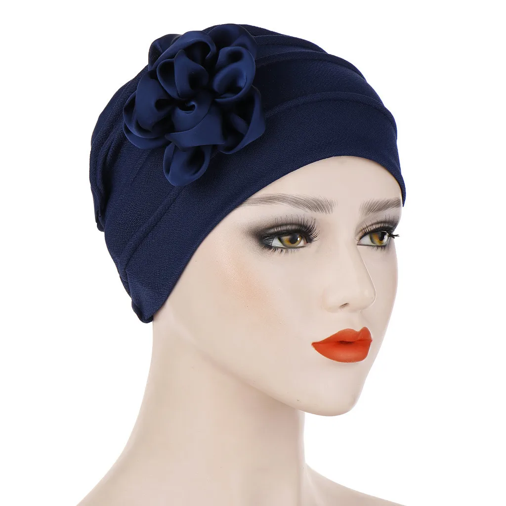 Женский шарф с цветочным принтом шапка тюрбан оборками Хемо beaniehats 2019|Женские