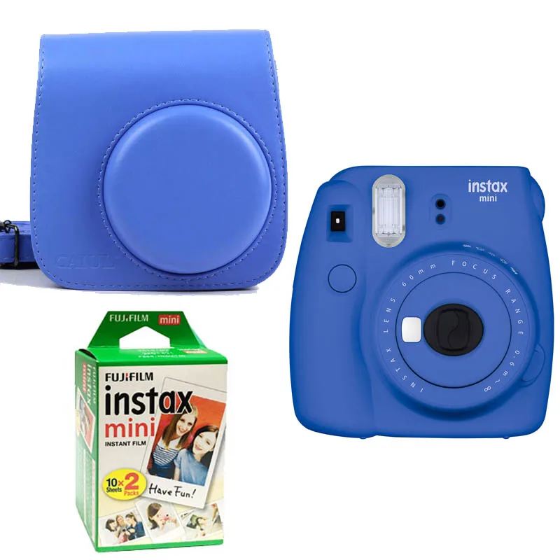 Цифровая Камера Fujifilm Instax Mini 9 мгновенная печать двойной пакет пленка фотобумага и