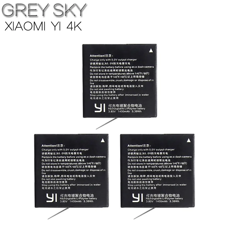 AZ16-1 AZ16-2 Замена Батарея для Xiaomi YI 4 K 4 K+ Yi Lite YI 360 VR действие не для discovery версия