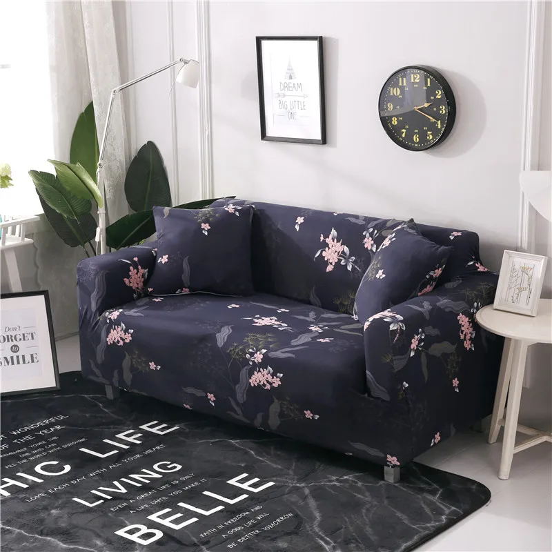Розовый цветок ветви эластичный диван протектор чехол для дивана slipcover