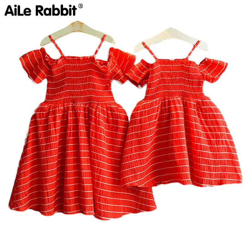 AiLe Rabbit han/Коллекция 2018 года летняя одежда новое платье модное принцессы Детское