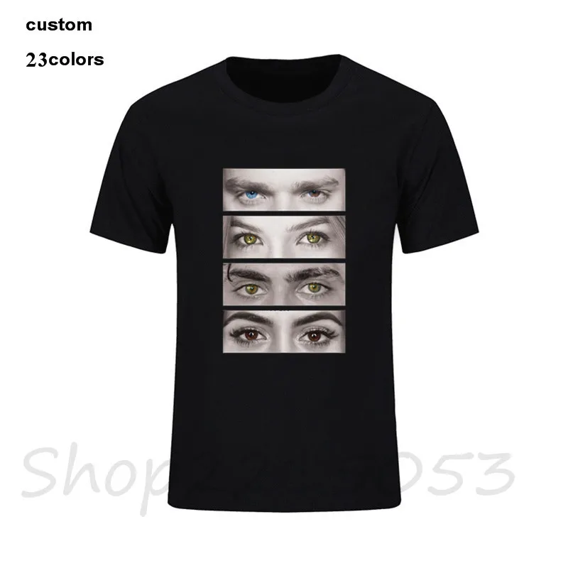 Хип-хоп shadowhunter eyes Alec Lightwood Jace heronale Clary Fray Izzy Parabatai Мужская футболка с героями