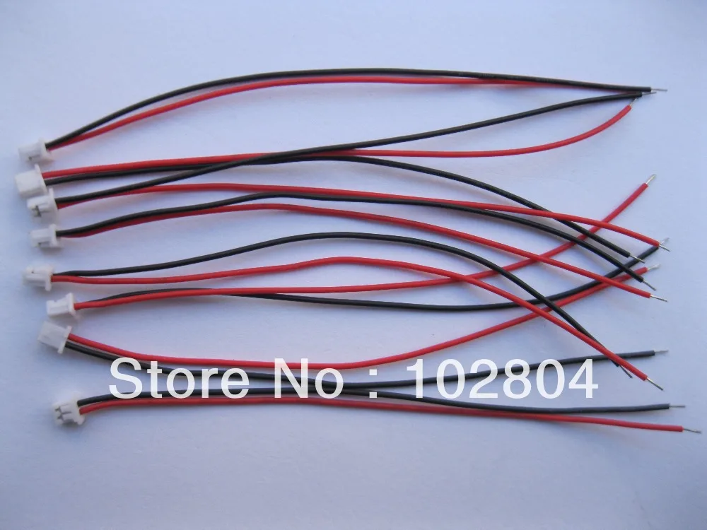 50 шт. 1 25 мм 2 контактный разъем мама с поляризационными проводами 28AWG 5 9 дюйма 150