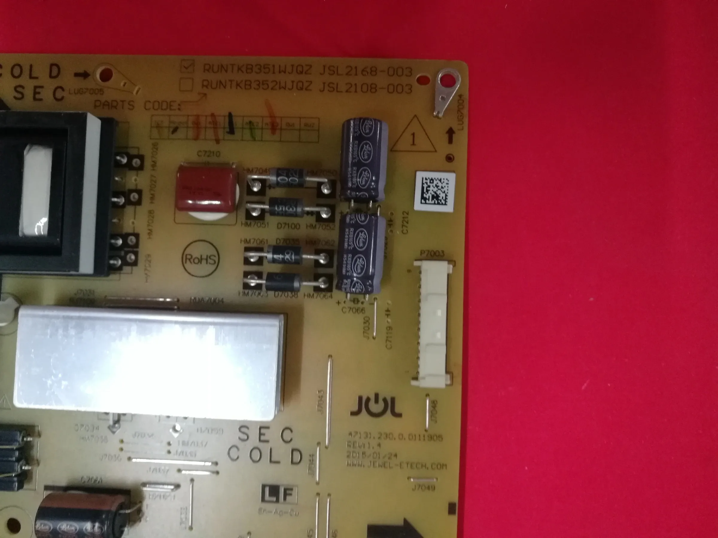 Материнская плата материнская с постоянным током RUNTKB351WJQZ | Электроника