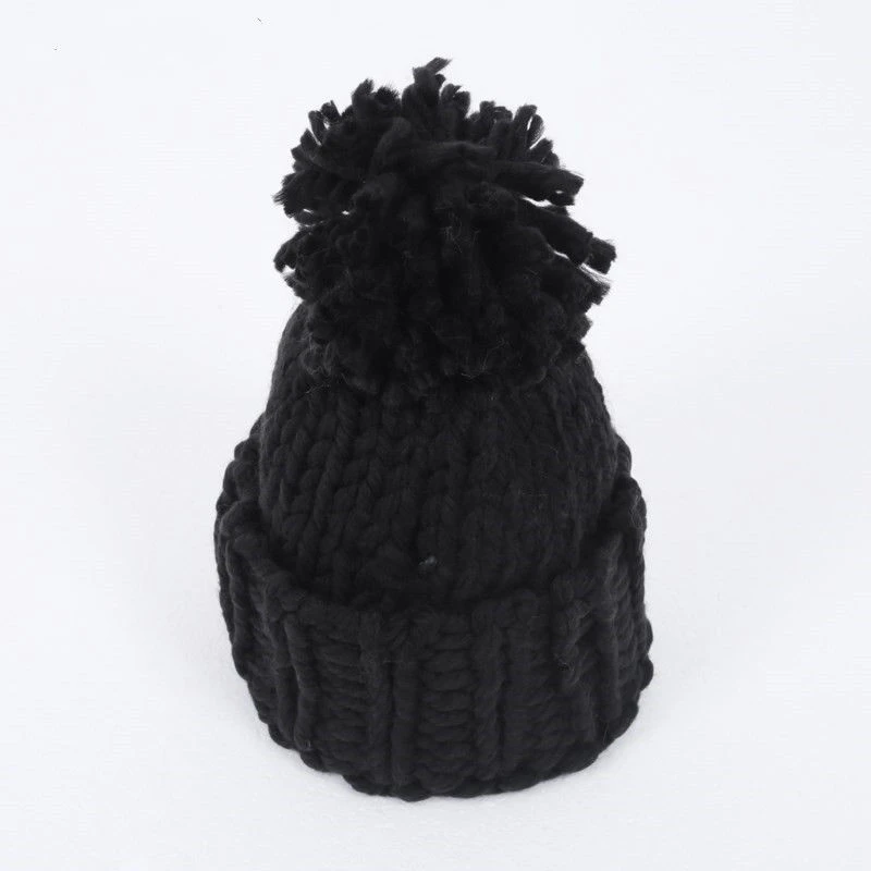 Женская трикотажная шапка с помпоном 7 цветов|warm hat|hats for womenhats |