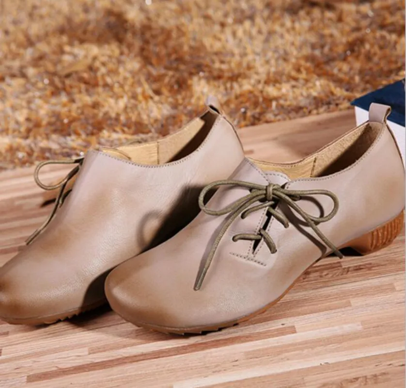 Лидирующий товар женская обувь из натуральной кожи удобная на шнуровке в стиле