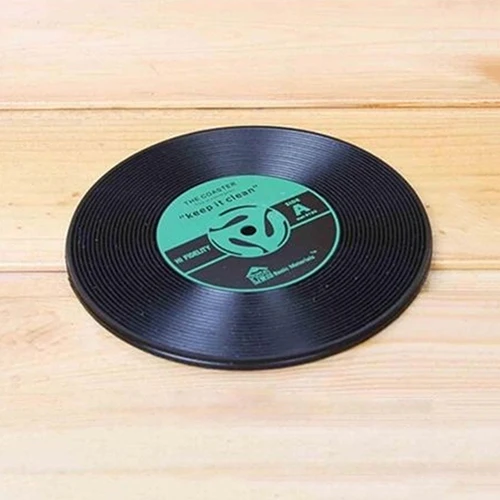 FashionRetro CD-Design Antislip Silicone Drink Coaster Pad Cup Coffee Mat Placemat | Дом и сад