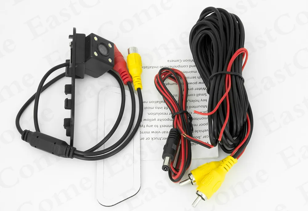 

4LED Trajectory Tracks Dynamic Car Rear view Camera BackUp Reverse Parking Camera for Nissan Tiida 2011 2012 2013 2014