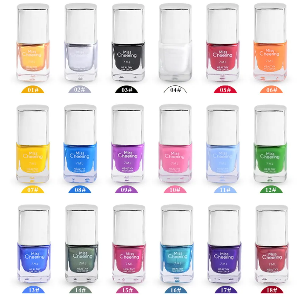 Для печатей лаком для ногтей лак 18 цветов штамповка спрей F804|nail polish|stamping lacquerpolish