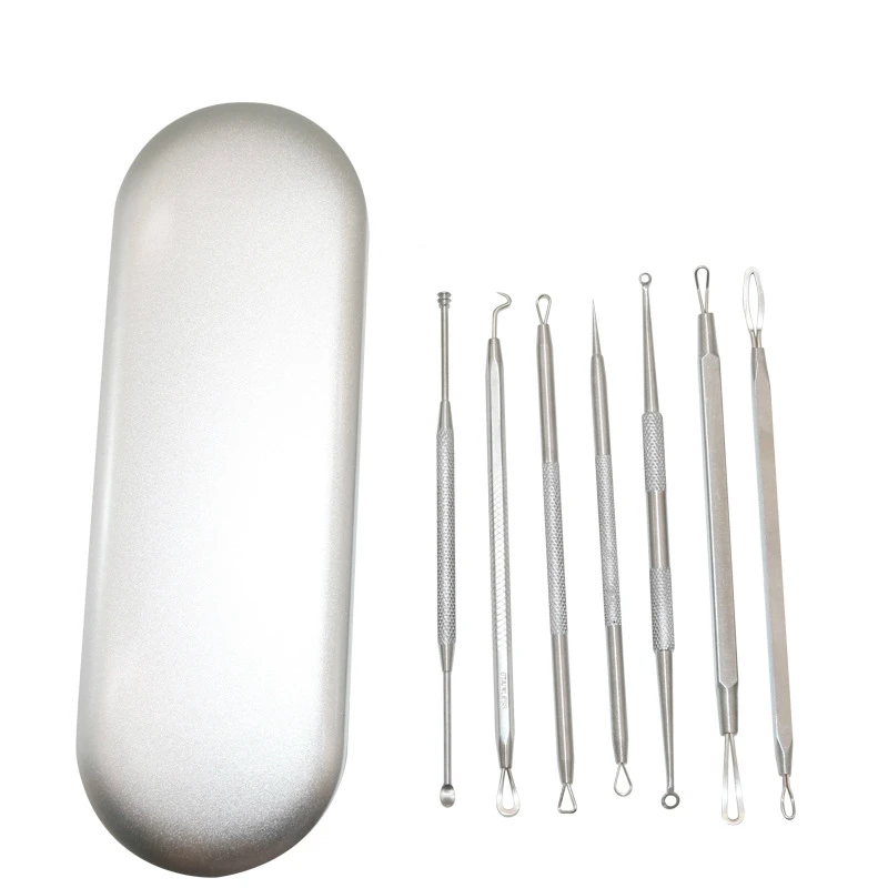 5 шт. профессиональные Угри Comedone акне прыщи Belmish Extractor вакуумные Remover tool Beauty Tool Kit |
