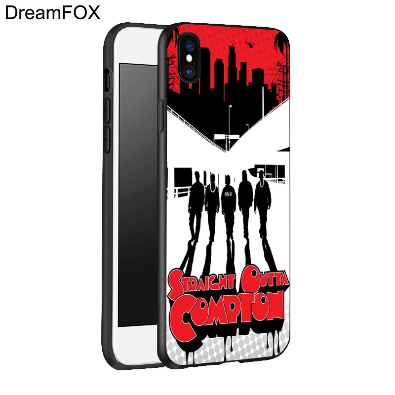 DREAMFOX K216 прямой черный Мягкий ТПУ силиконовый чехол для Apple iPhone 11 Pro XR XS Max X 8 7 6 S Plus 5