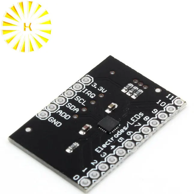 MPR121 Breakout V12 емкостный модуль контроллера сенсорного датчика I2C клавиатура разъем