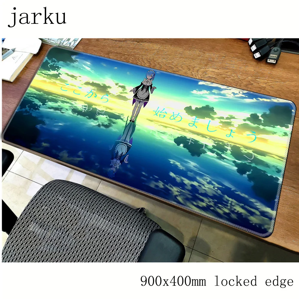 Re zero pad компьютерный коврик для мыши 900x400x2 мм большой толстый эргономичный гаджет