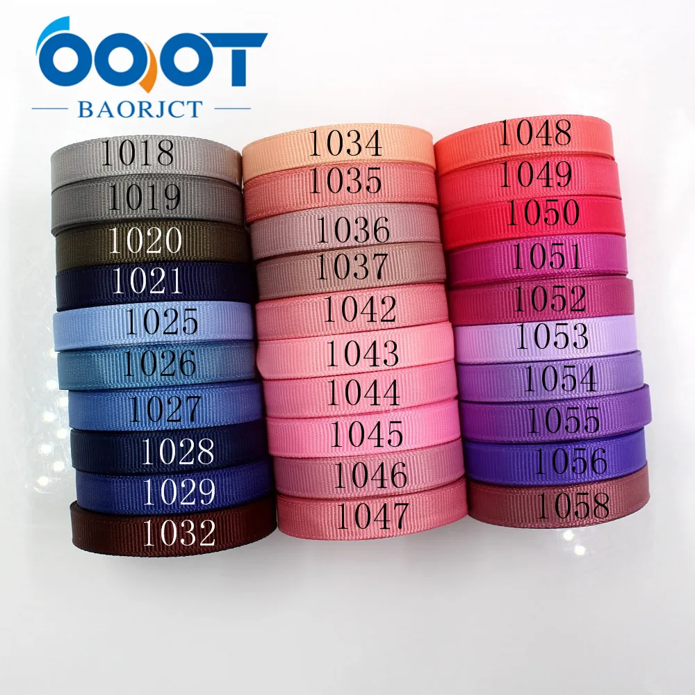 OOOT BAORJCT 181010 10 ярдов/партия 125 цветов можно выбрать мм однотонные ленты в рубчик