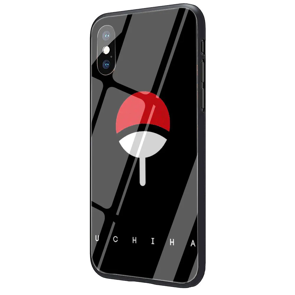 G5 Черный чехол из закаленного стекла ТПУ с аниме Наруто для iPhone 11 Pro X или 10 8 7 6 6S Plus Xr Xs Max - Цвет: G5