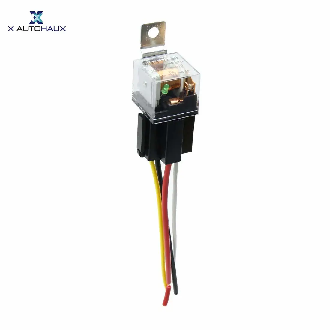 X Autohaux водонепроницаемый DC 12V 80A SPST Авто автомобильное реле 4 Pin провода W/Жгут