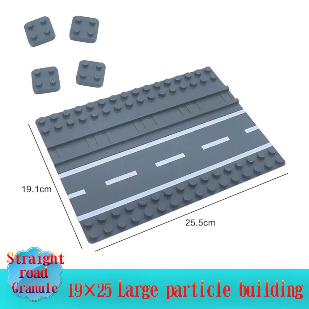 Duploes Базовая пластина 16*32 точки 51*25,5 см Большой размер доска DIY строительные блоки игрушки для детей совместимы с крупные частицы игрушки