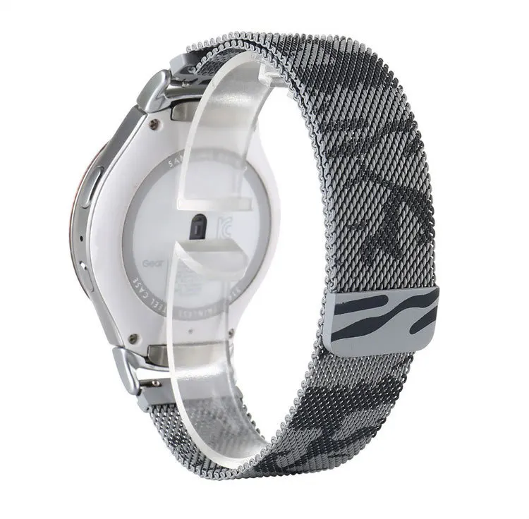 42 мм/46 мм samsung Galaxy gear Frontier/Классический 22 мм/20 мм стальной ремешок из искусственной кожи быстросъемный розовый для S4 S3 S2
